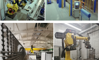 Cellule de traitement thermique robotisé - Ligne de traitement de surface automatisée - Magasin centralisé et automatisé d’outils coupants -