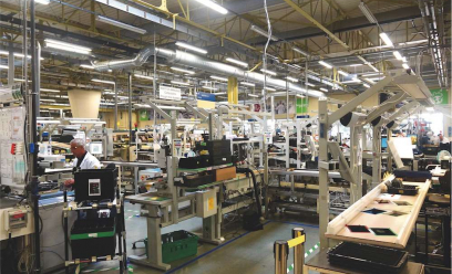 Ligne de production  du site Horizon