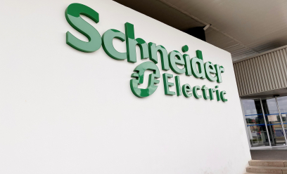 Photo extérieure du logo Schneider Electric