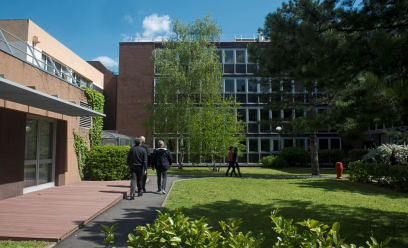 bureaux vu de l'intérieur du site