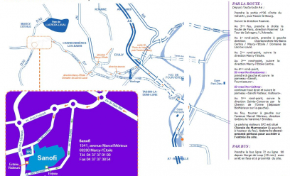 Indications pour venir sur site